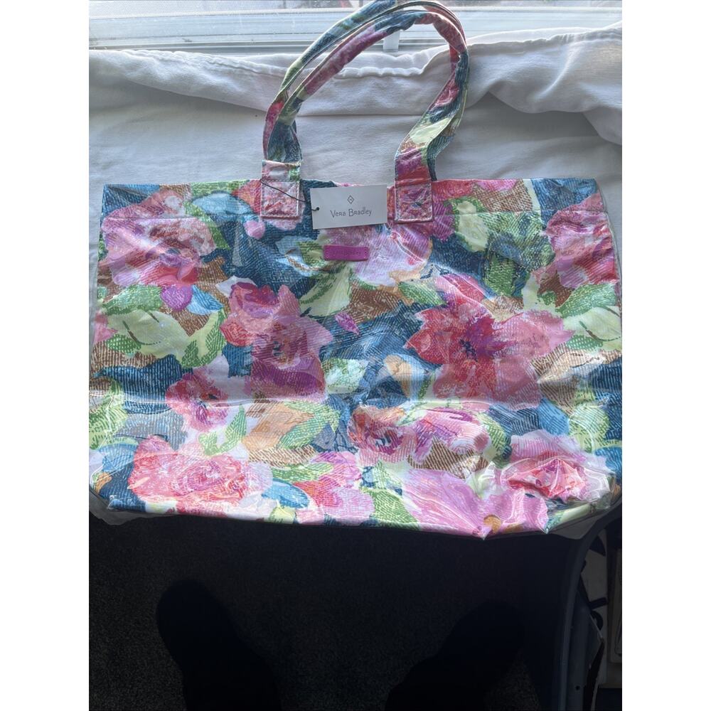 Vera Bradley Superbloom City Shopper Tote Bag Multi-Color Women's Large
